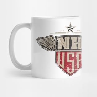 New Hampshire USA Shield Mug